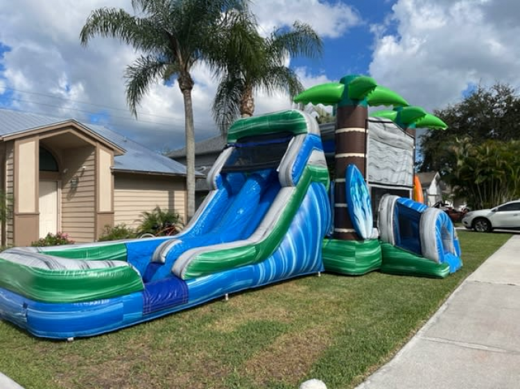 Surfs Up XL Bounce House Dual Slides Wet/dry - A&B Bounce Party Rentals ...