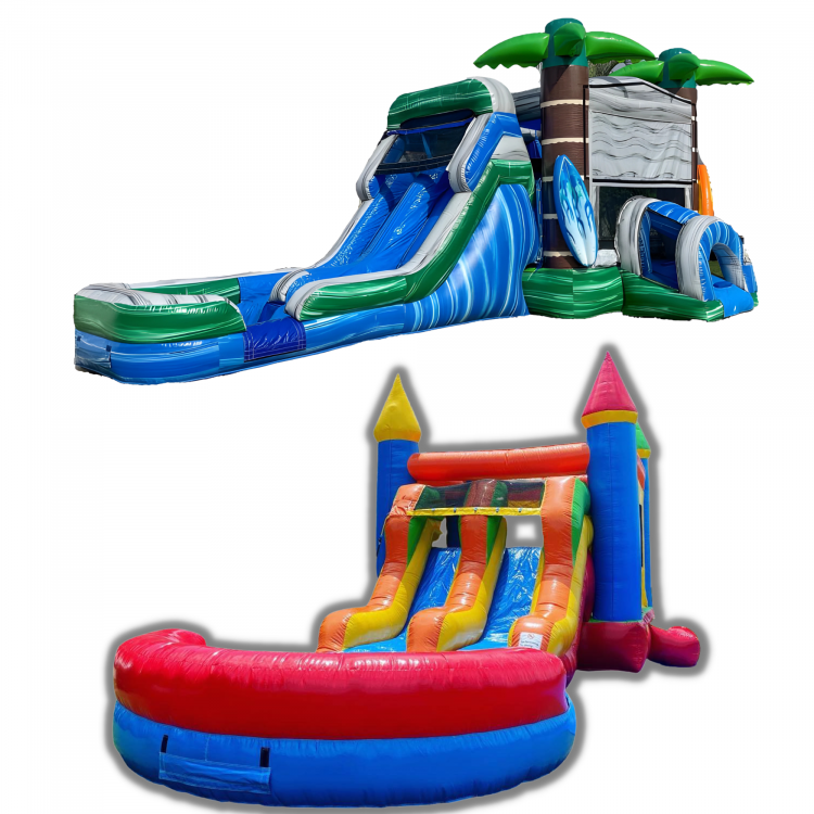 Bounce House With Slides Rentals A&B bounce party rentals LLC Port St