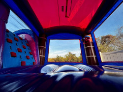 IMG 8372 1729475235 Purple Mega Tropical Combo single lane inflated pool (wet or