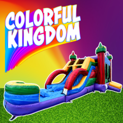Colorful Kingdom Dual Lane XL with deep Pool (wet or dry))